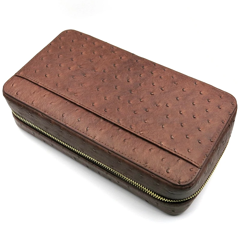 COHIBA гаджеты кожаный элегантный кедровый 4 трубчатый дорожный Чехол для сигар