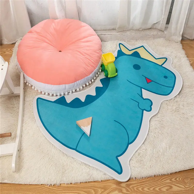 

Cartoon Dinosaur Shaped Bath Mat Entrance Doormat Rug Non-slip Bathroom Mats Living Rom Floor Rug Home Foot Carpet Soft Rugs