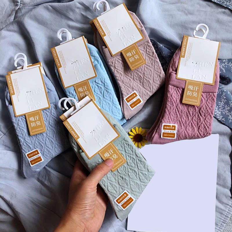 

Instime 1 Pair Unisex Painting Style Crew Socks Women Skateboard Sport Cycling Designer Socks Cotton Size 36-44