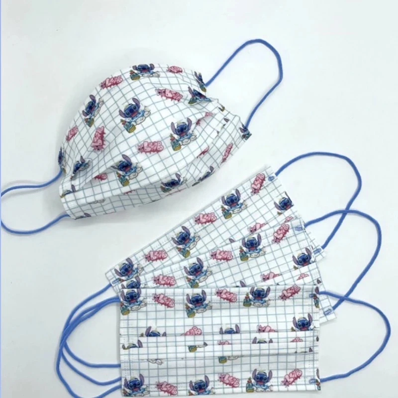 

Children's mask Disposable Face Mask Mascarillas Masque Mondmasker Mickey Minnie Mouse Stitch Mondmask Masque Disney Mask