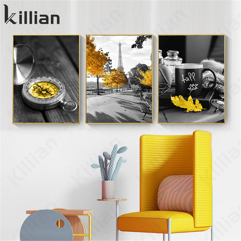 

Yellow Style Photography City Nature Landscape Photo Art Print Painting Canvas Painting Room Decoration Accessories Wallpapers