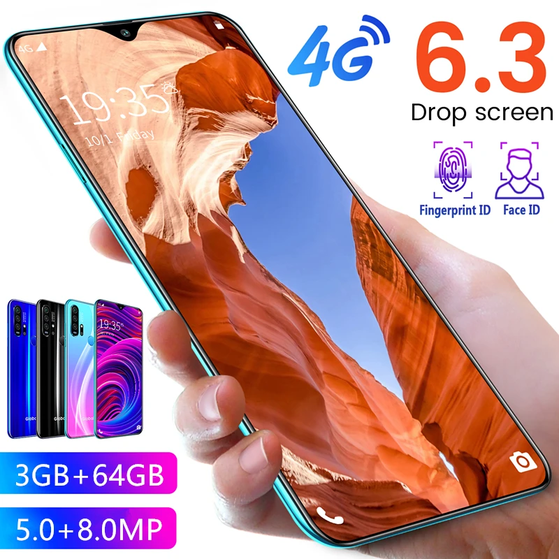 Смартфон R30 Pro Android 4G мобильные телефоны 6 3 дюйма две Sim карты разблокированный