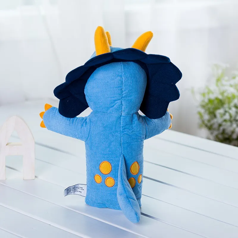 Трицератопс динозавр Тираннозавр Рекс 32 см ручная кукла Мультяшные плюшевые