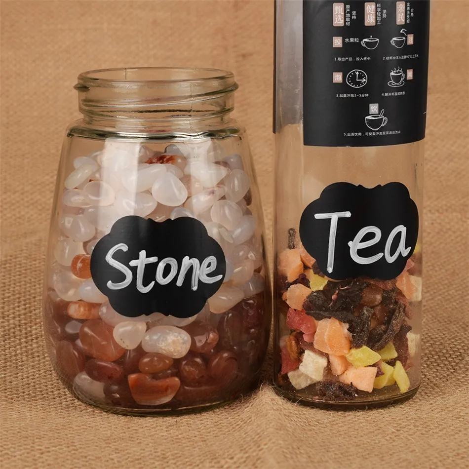 36 шт. кухонные банки наклейки для специй бутылки органайзер джема этикетки