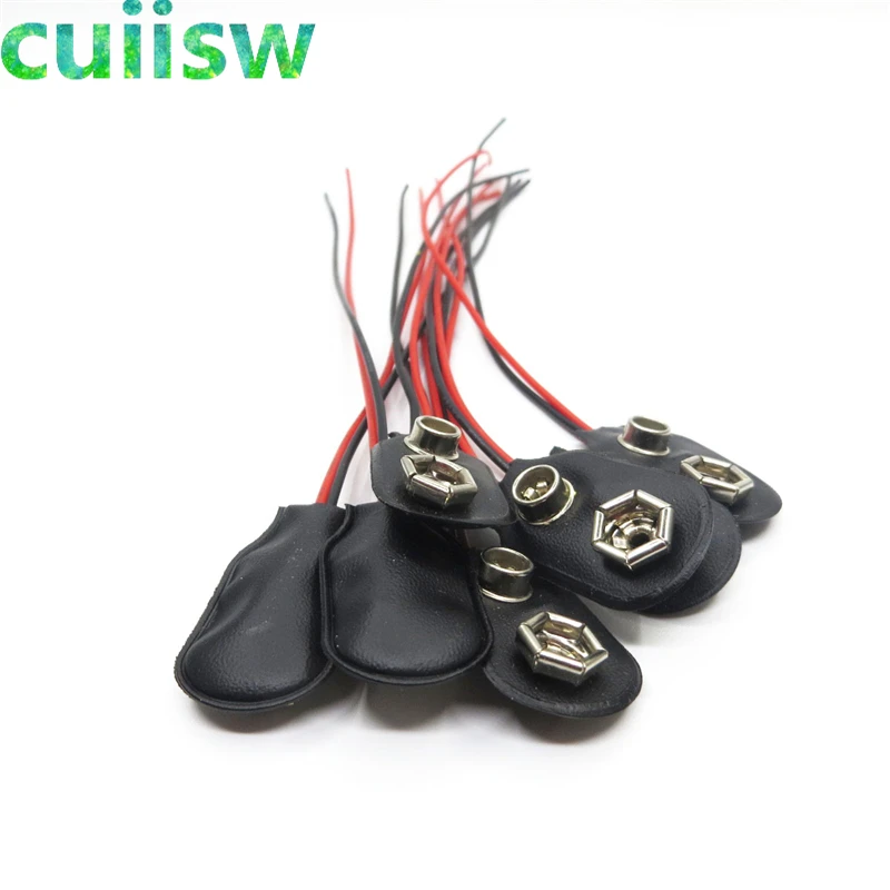 10pcs 9V Battery Snap Connector clip Lead Wires holder | Обустройство дома