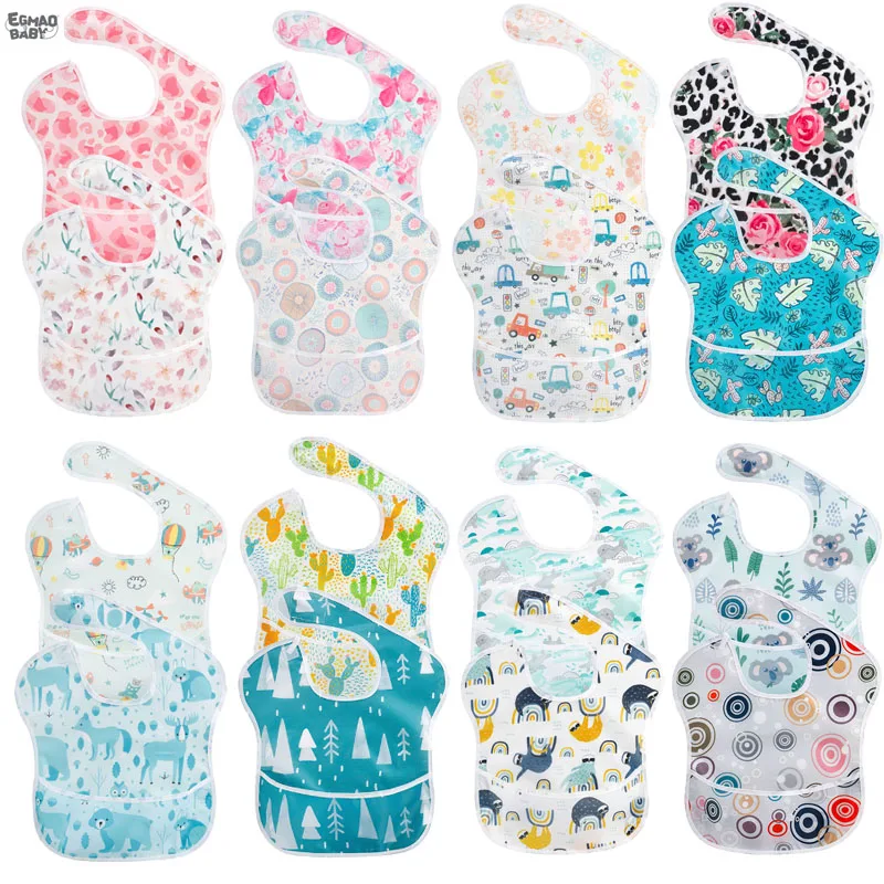 

Newborn Baby Bib Infant for Boys and Girls Waterproof Washable Stain and Odor Resistant Saliva towel bib soft baby eating bib
