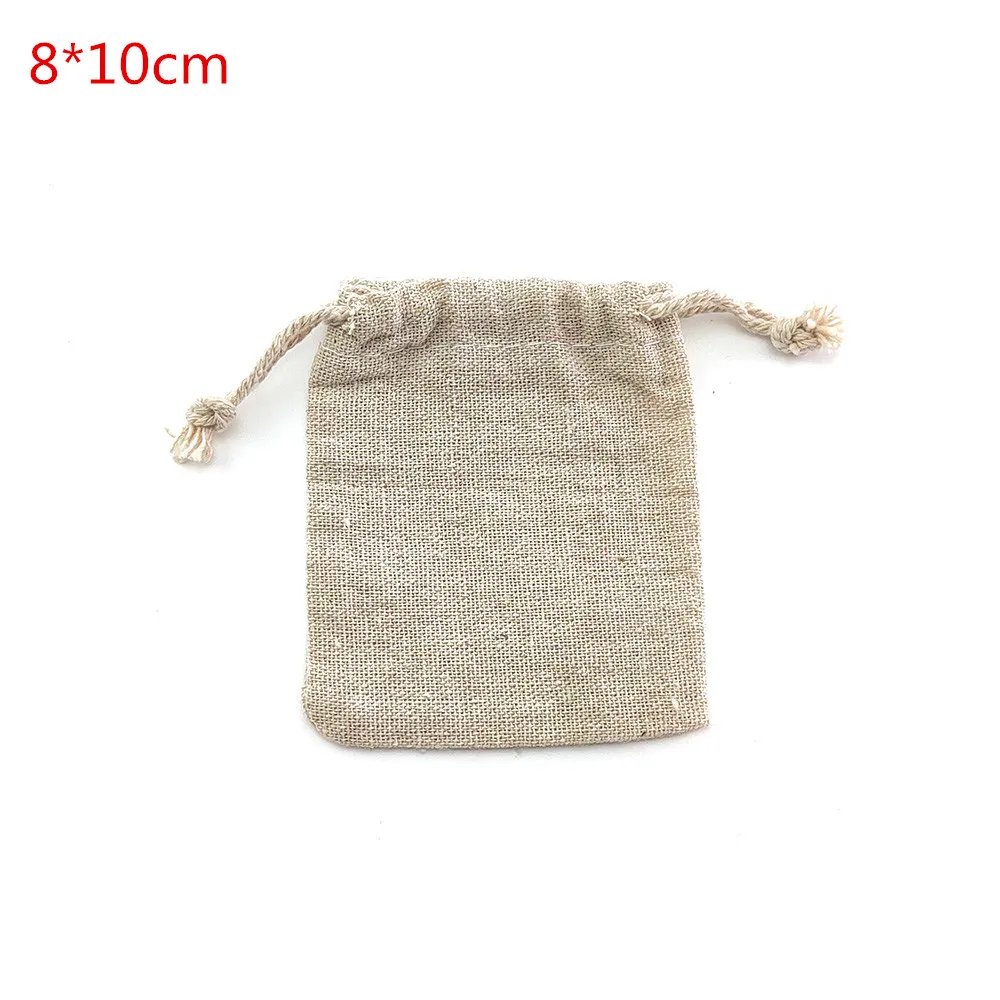1Pc Storage Organizer Travel Cutlery Bag Container Drawstring Portable Canvas Knife Fork Draw 6Syle Beige | Дом и сад