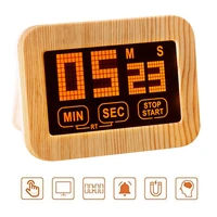 lcd touchscreen kitchen timer digital timer magnetic electronic timepieces loud alarm clock time reminder for cooking sport