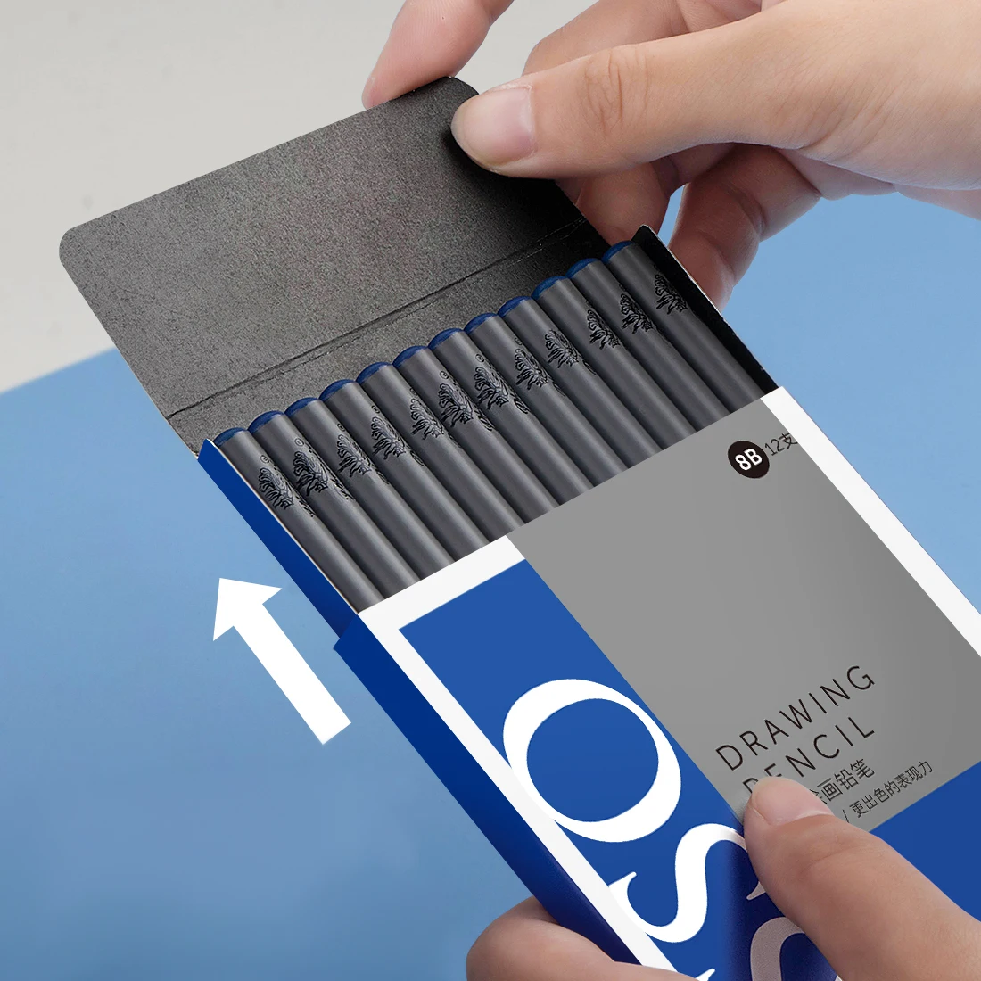 Пикассо 12 шт. Набор чернографитных карандашей для художников Picassso.