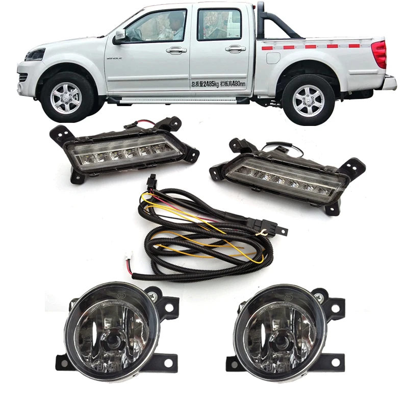 CAPQX переднего бампера Туман светильник дневного света для 2017 Защитные чехлы