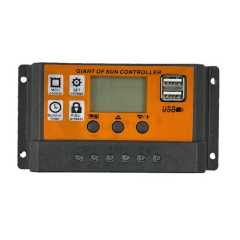 Solar Controller Lithium Battery Regulator 10a100amppt Dual Usb Charging Mobile Phone | Инструменты