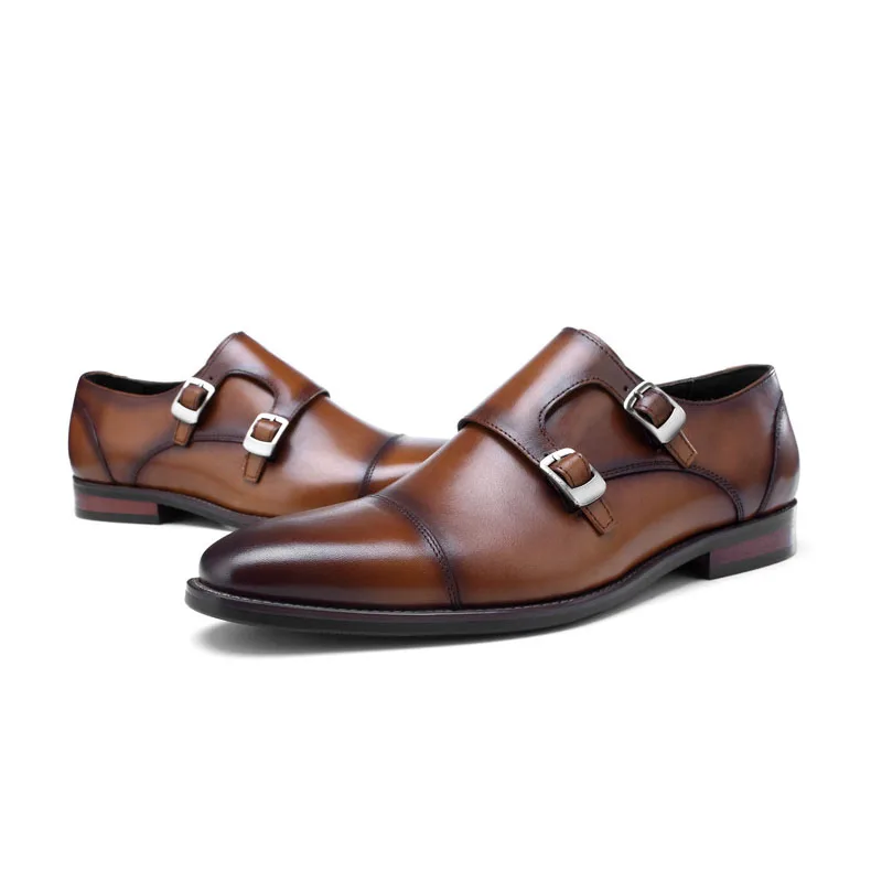 

Туфли мужские классические из натуральной кожи, с острым носком