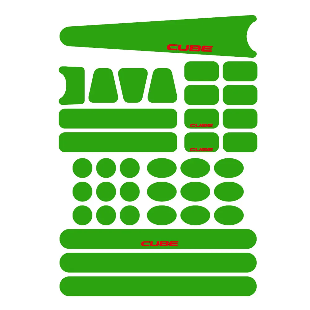 Комплект защиты рамы велосипедной наклейки. Для горного велосипеда cube и