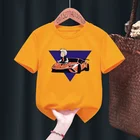 Детские 100% футболки Merch A4 Lamba комплект повседневной семейной одежды с принтом Модные топы для мальчиков и девочек