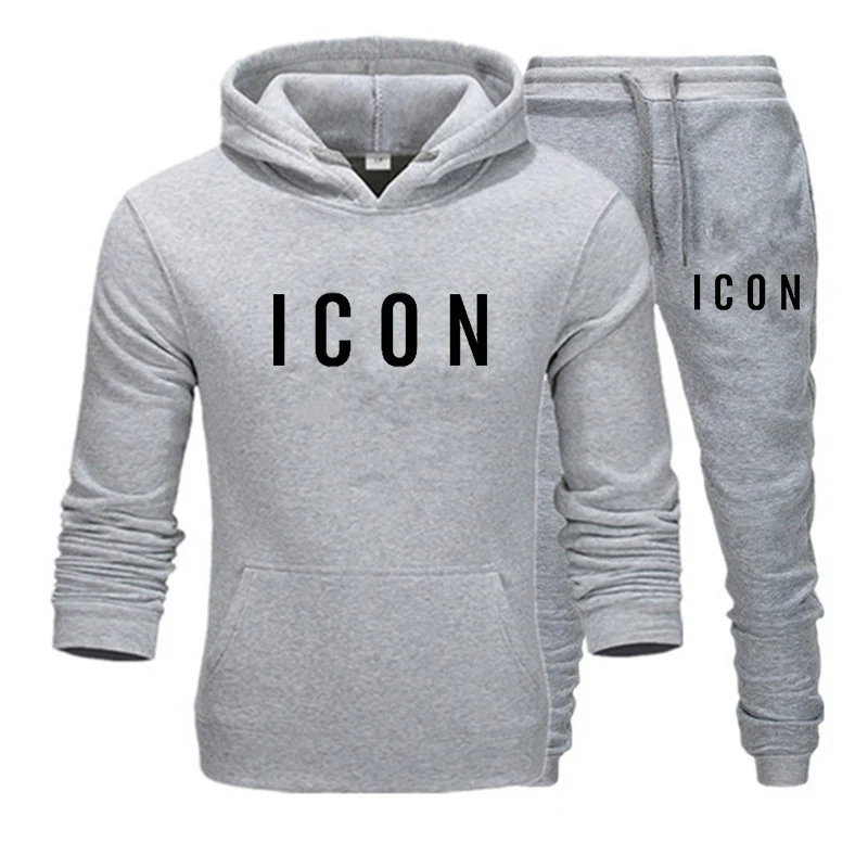 

Men's Suit Hoodie 2 Pieces Men's Hoodie Trousers Hip Hop Casual Sweatshirt Streetwear Men's Hoodie Comfortable Suit