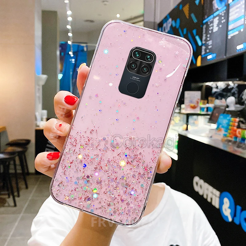 Блестящий бриллиантовый чехол со звездой для XIAOMI Mi 10 9 Lite SE Redmi 9C 9A 8A 8 7A Note 8T 9S Pro Max 7 |