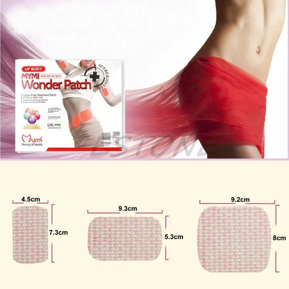 30 дней пластырь для похудения и снижения веса Mymi чудо сжигания жира живота рук