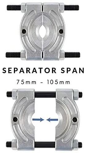 

AMYGOJJ Steel Automobile Bearing Separator (30-50mm) Small Bearing Splitter Universal Bearing Removal Tool