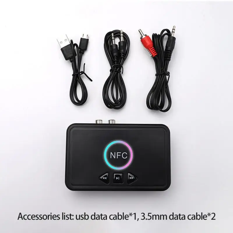 NFC 5 0 Bluetooth-совместимый ресивер A2DP AUX 3 мм RCA разъем USB умное воспроизведение стерео