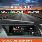 CARPLAY мультимедийный автомобильный радиоприемник, стерео плеер, GPS-навигация, автомобильная Система Android 10 для 8,8 ''Audi A5 B8 8t 2009-2016