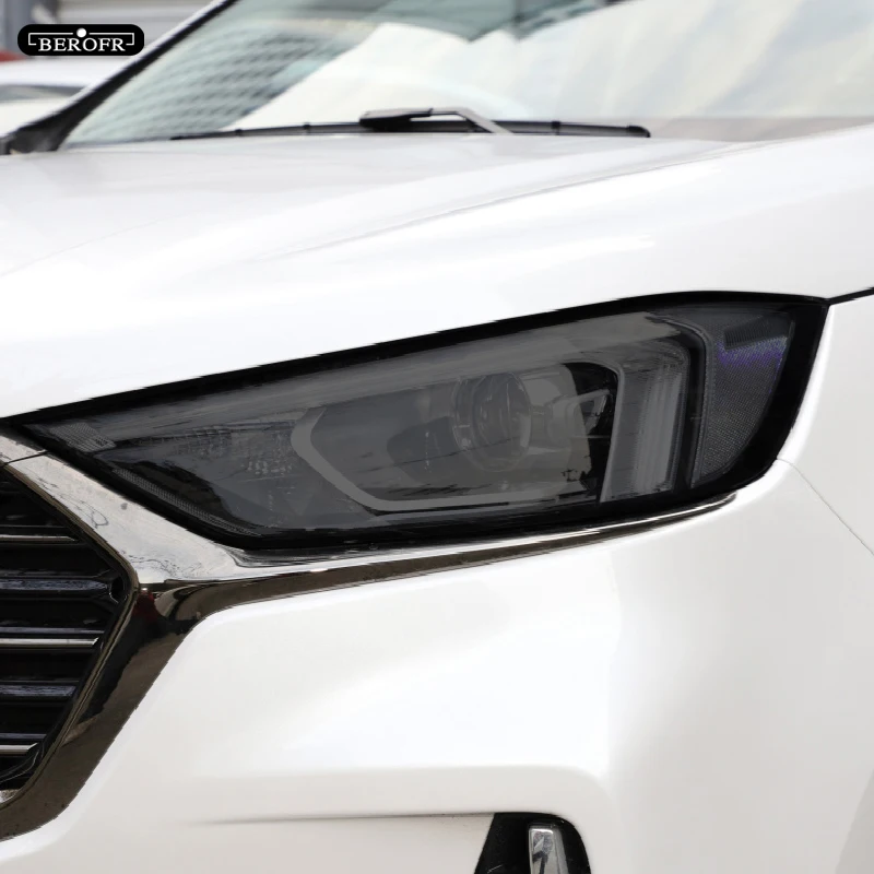 

Car Headlight Protection Tint Film Smoke Black Transparent TPU Front Light Sticker For Ford Edge 2016 2017 2018 2019 Accessories