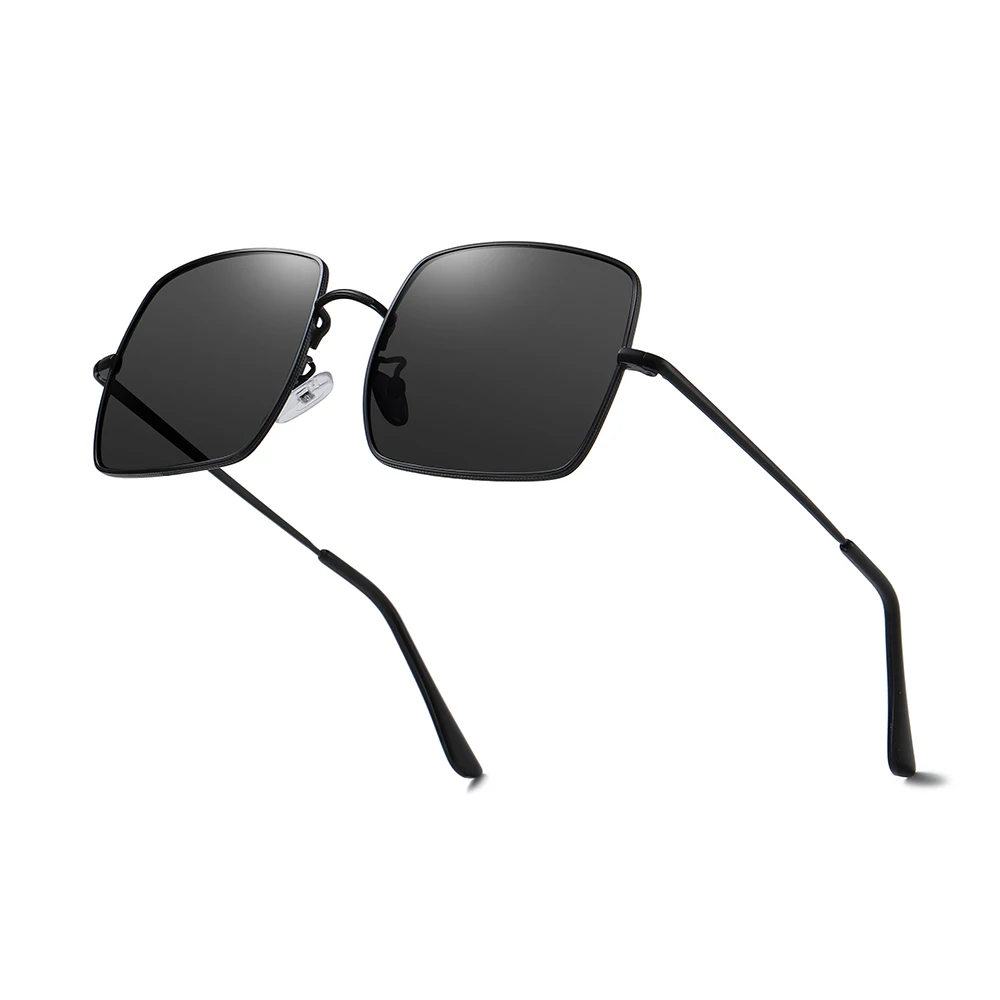 Очки солнцезащитные женские поляризационные в металлической оправе Модные