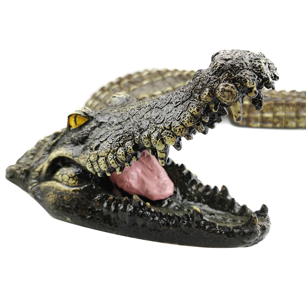 

3Pcs/set Artificial High Quality Floating Resin Crocodiles for Pond Pool Water Garden Decorations Ornaments HFing