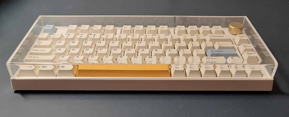 Пылезащитный прозрачный акриловый чехол NJ80 для механической клавиатуры 75%