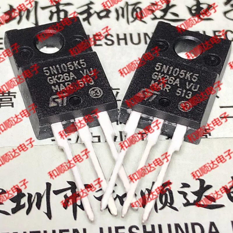 

10 ./ 5N105K5 STF5N105K5, , TO-220F 1050V 3A