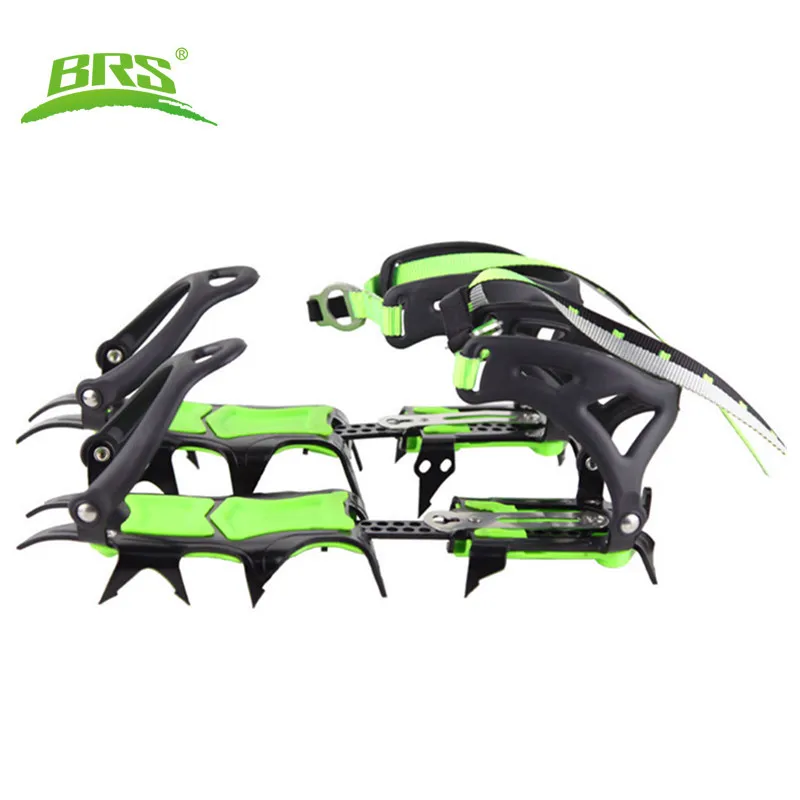 Ультралегкие скобы BRS 14 зубьев нескользящая накладка на обувь захват для льда лыж