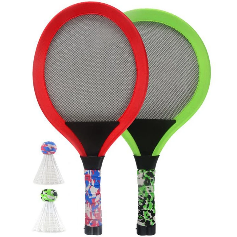 

1 Pcs Random Color Light Badminton Racket Suit Outdoor Sports Fight Luminous Racket Toy
