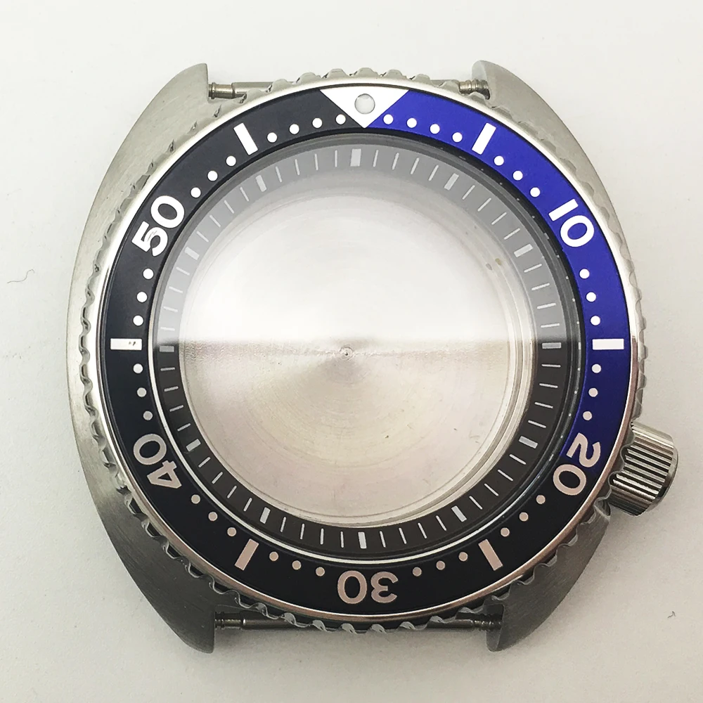 Мужские часы 45 мм многоцветный чехол с внутренним кольцом-тенем skx007 skx009 316L стекло