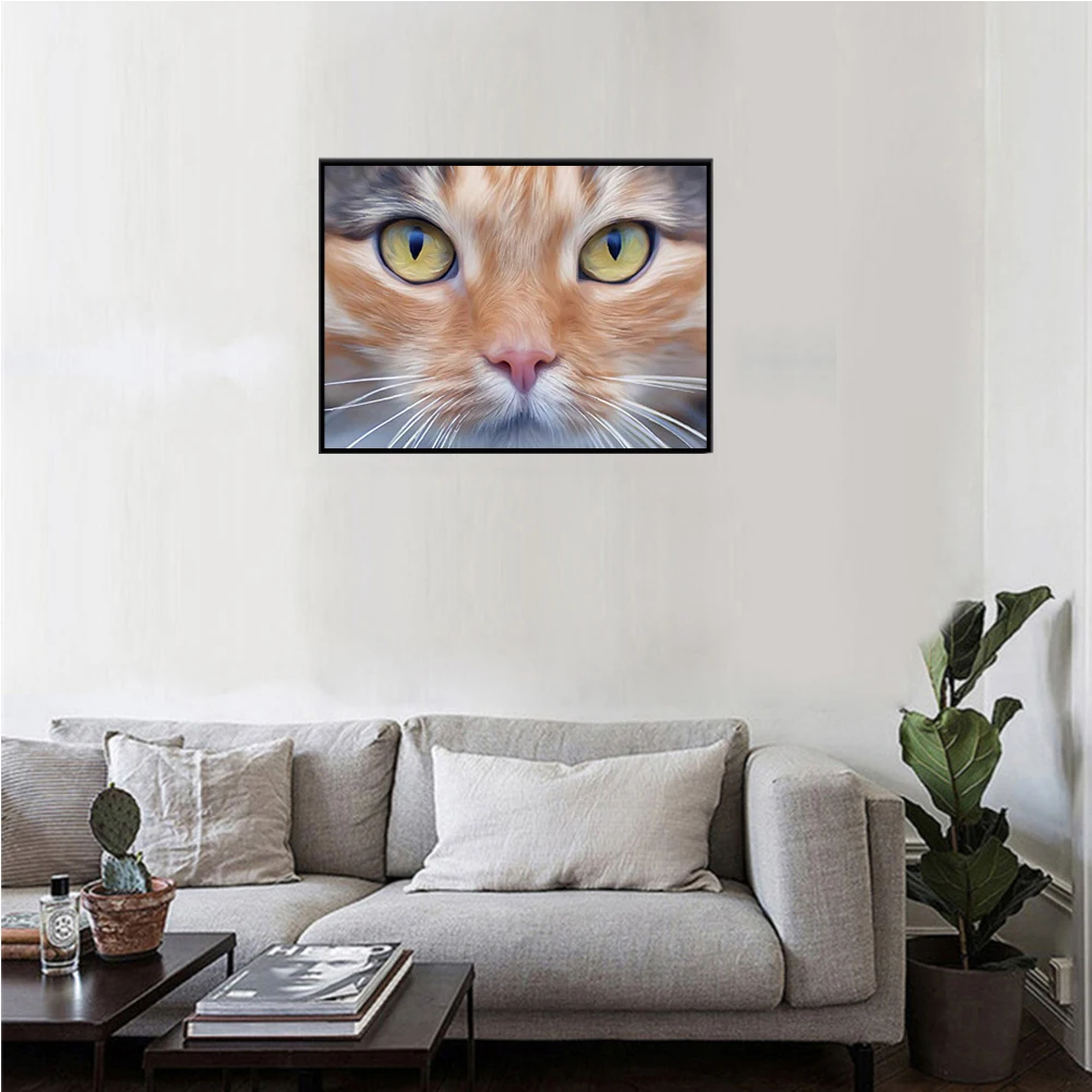 5D алмазная Картина Набор для вышивки крестиком кошка Красочные ручной