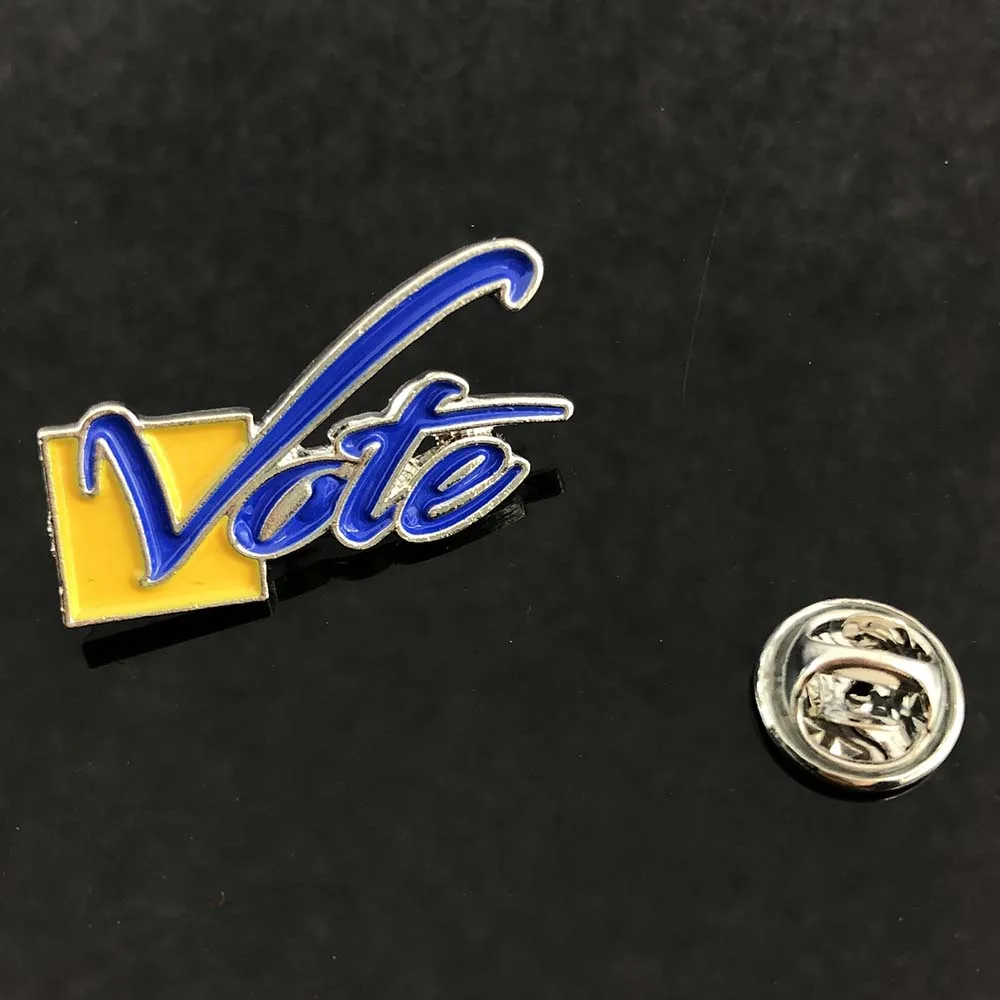 6 стилей греческая буква Sigma Gamma Rho Girl Vote Shield розовая лента лацкан Кнопка значок для