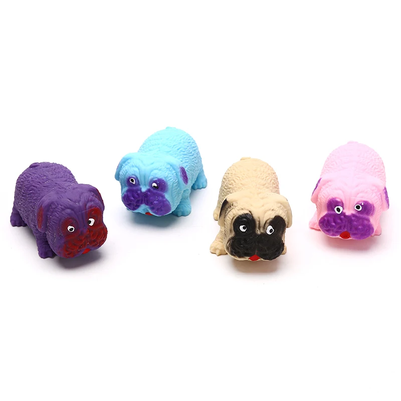

1PC Animal Shape Stress Squishy Squeeze Fidget Sensory Toys Cute Pug Dog Stress Reliever Toys