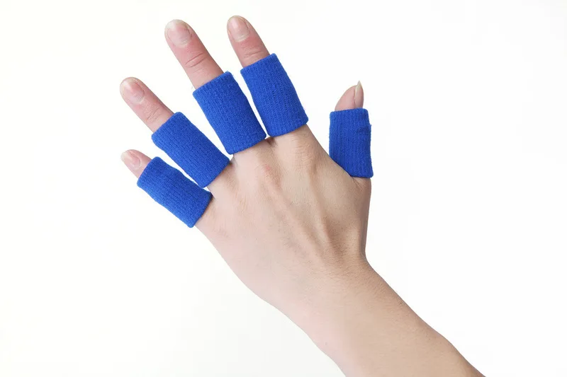 10 шт. эластичные спортивные рукава для пальцев поддержка артрита защита