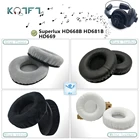 KQTFT фланель 1 пара сменных амбушюр для Superlux HD668B HD681B HD669 гарнитура подушки для наушников Чехол подушки чашки