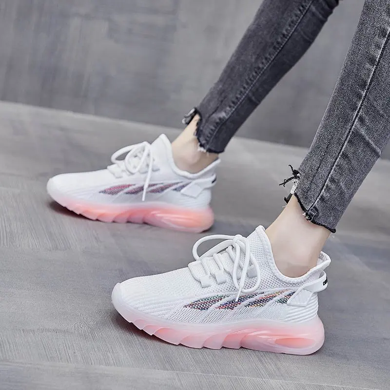 

Women Sneakers Platform Fashion Spring Mesh Outdoor Running Sports Shoes Female Comfortable Breathable Casual Tennis Shoes Woman