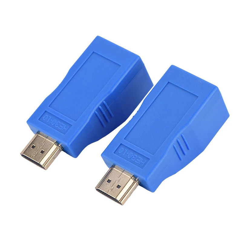 2x 4K 1080P 3D Extender Over Single RJ45 Cat 5e/6 Network Ethernet Adapter |