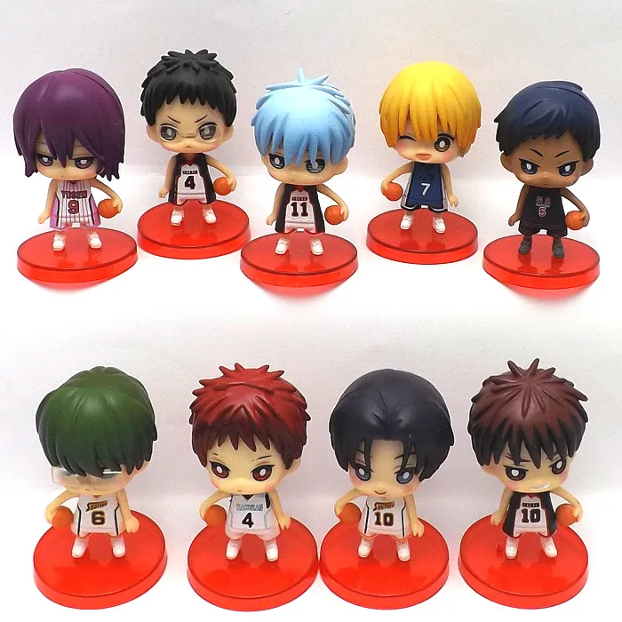 9 шт./компл. обувь для косплея Аниме Фигурка Куроко Баскетбол Кагами Тайга кисэ