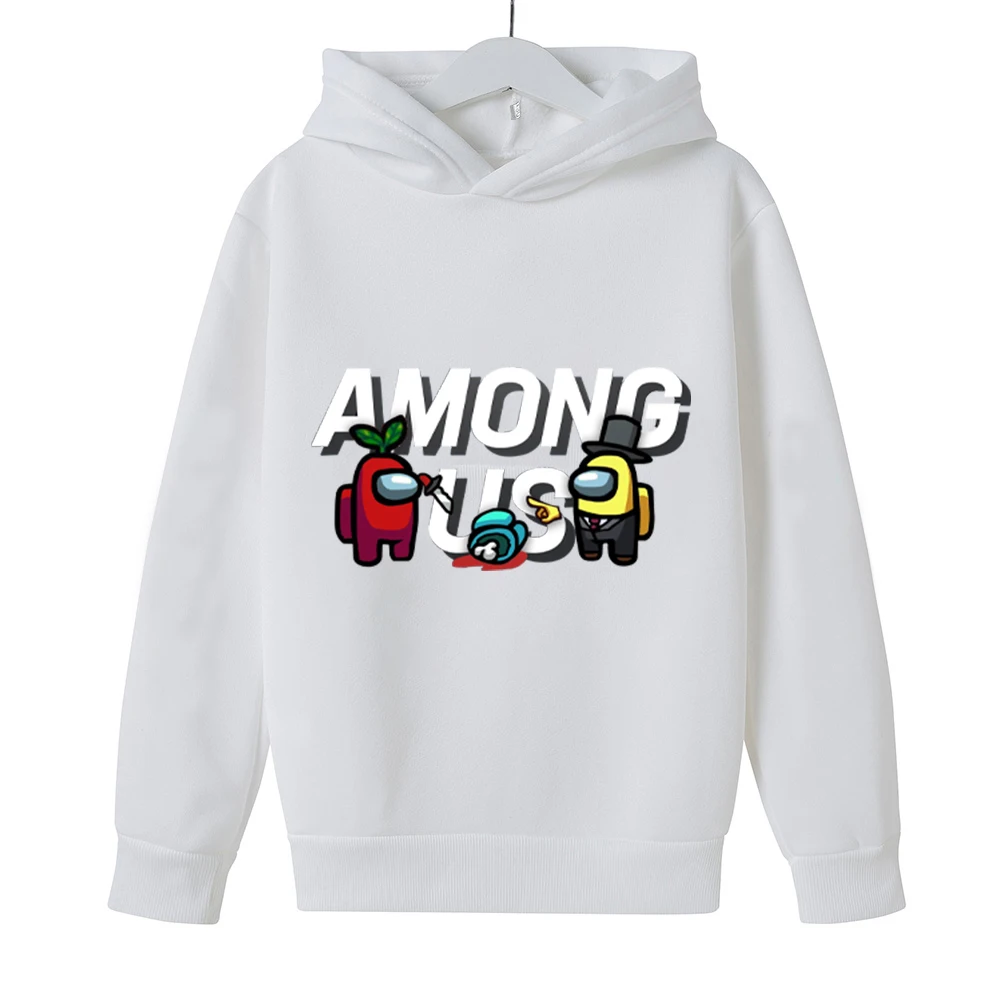 

Game Among US New Boys Girls Hoodies For Teens Cotton Comfortable Impostor Graphic Funny Spring Autumn 4 To 14 Yrs Clothes