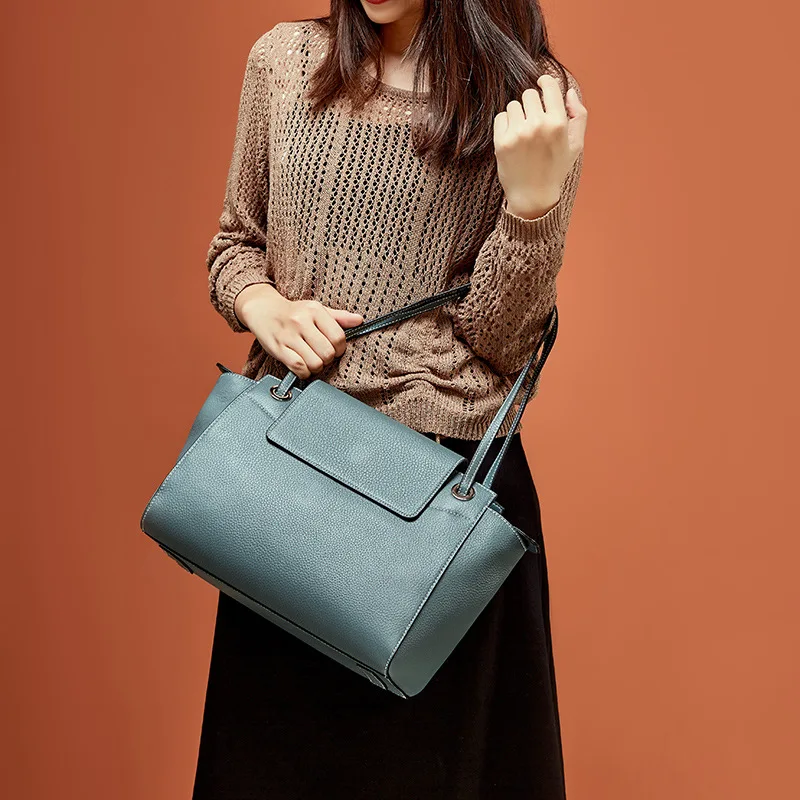 

2020 cowhide leather women bag fashion for lady gift