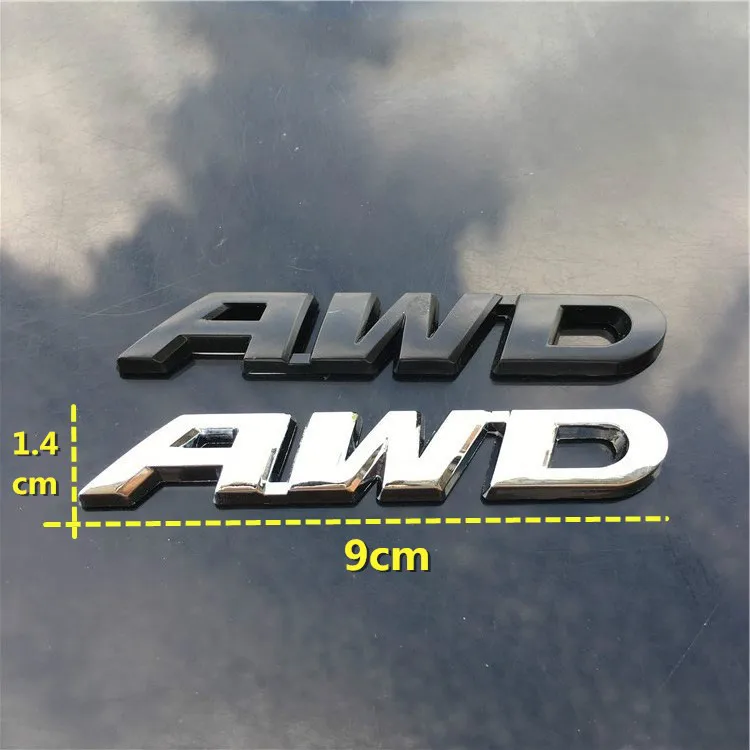 1 шт. 3D металлический AWD логотип эмблема значок кузова автомобиля наклейки для Subaru Honda 4X4 внедорожник декоративный дизайн автомобиля