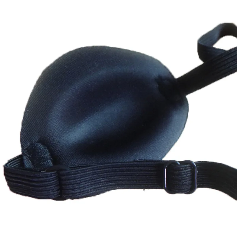 Популярная черная одноглазная нашивка унисекс моющаяся Регулируемая вогнутая