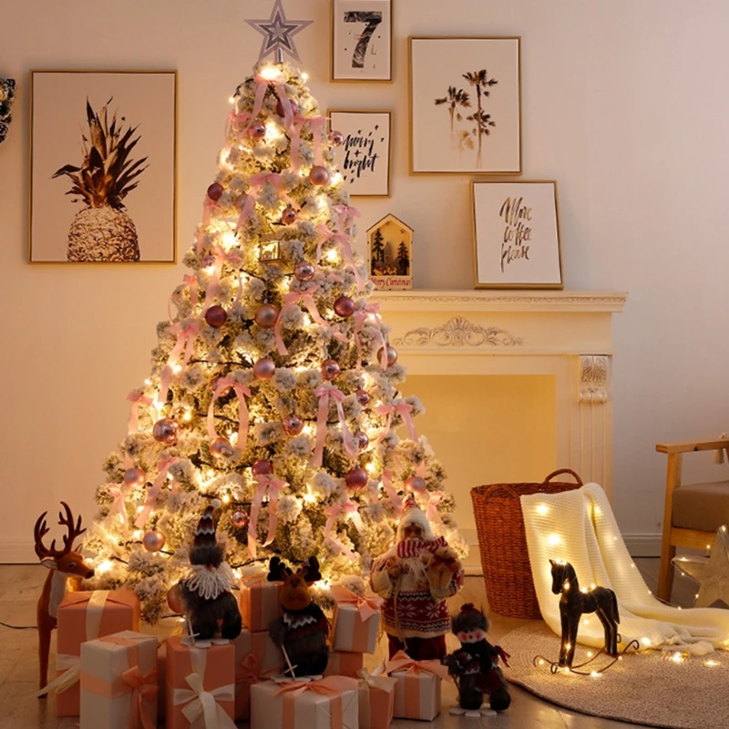 

Artificial White Snow Christmas Tree Ornament Adornment Desktop Decoration Shopping Mall Party Supplies