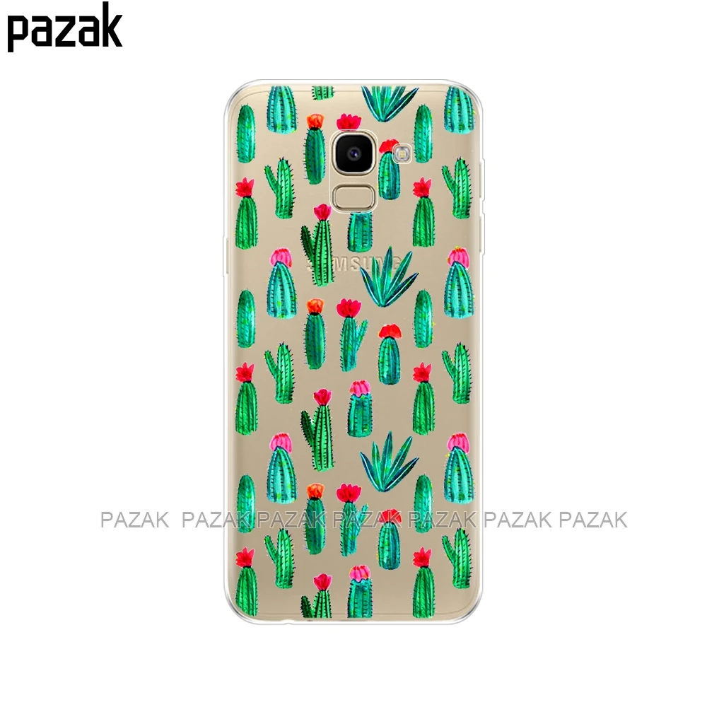 Силиконовый чехол для Samsung Galaxy J6 2018 Casse Cover EU J600 J600F SM Мягкий из ТПУ 2018|Бамперы| |
