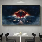 Marvel, Супермен, космическое искусство, холст, живопись, принты, настенный плакат, домашний Декор, живопись, настенные картины, украшение для гостиной