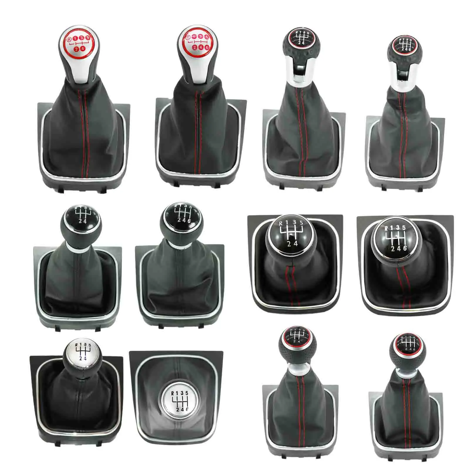 Для VW Golf 5 V MK5 R32 GTI 2004 2005 2006 2007 2008 2009 5/6 Скорость на палке с машинкой Шестерни рукоятка рычага переключения передач