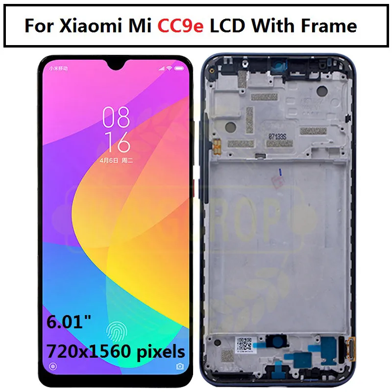 Для Xiaomi mi A3 lcd mi CC9 дисплей кодирующий преобразователь сенсорного экрана в сборе запасные части 6,0" для Xiao mi CC9e lcd