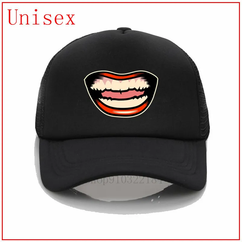 Иллюстрация смайлик открытый рот дизайнер мужчины мяч шапки черная шляпа